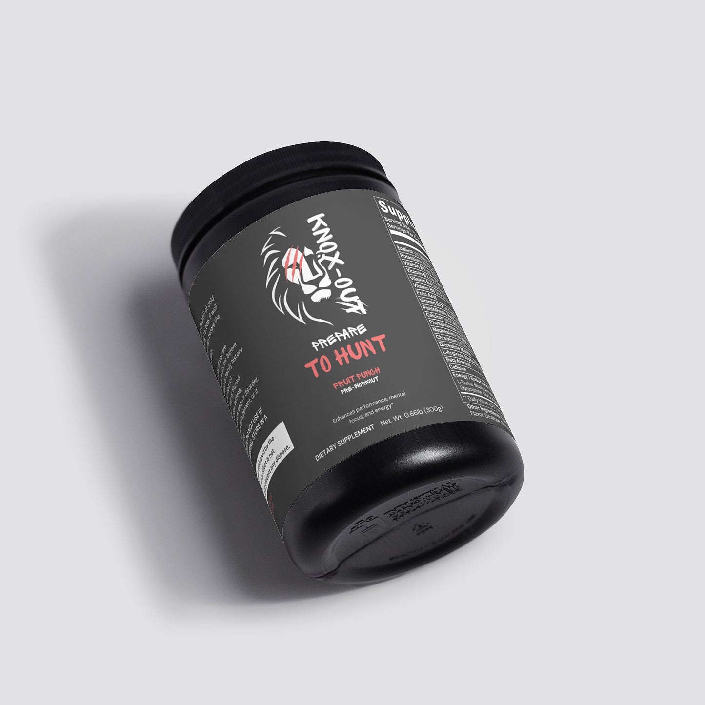 Prepare To HUNT Pre-Workout Powder (Fruit Punch)