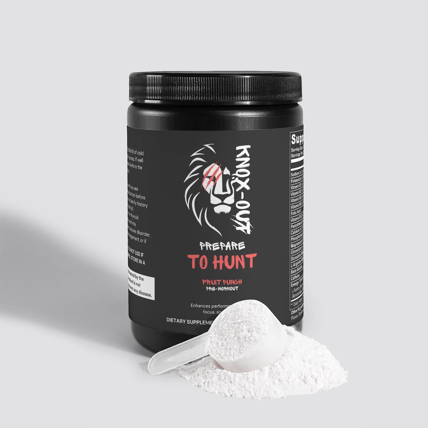 Prepare To HUNT Pre-Workout Powder (Fruit Punch)