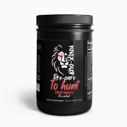 Prepare To HUNT Pre-Workout Powder (Fruit Punch)
