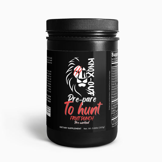 Prepare To HUNT Pre-Workout Powder (Fruit Punch)