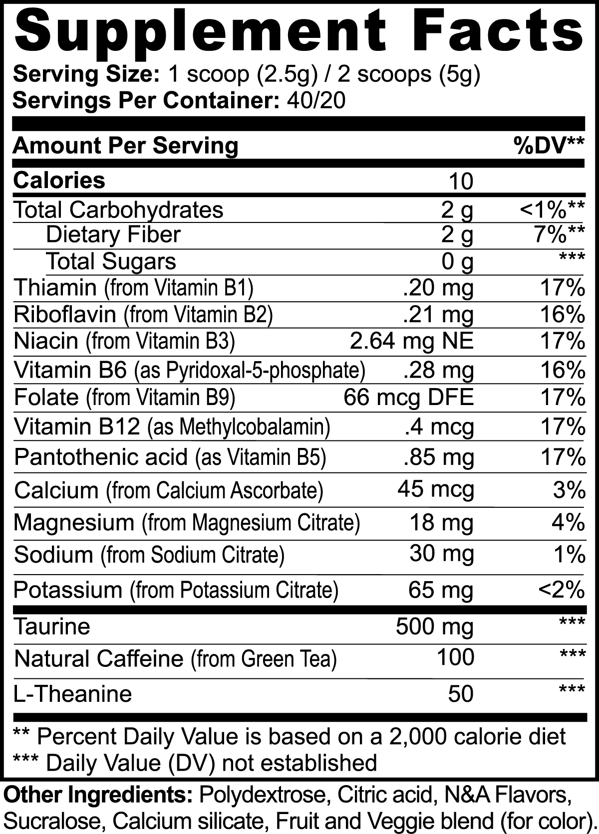 BOOSTER - Energy Powder (Fruit Punch)